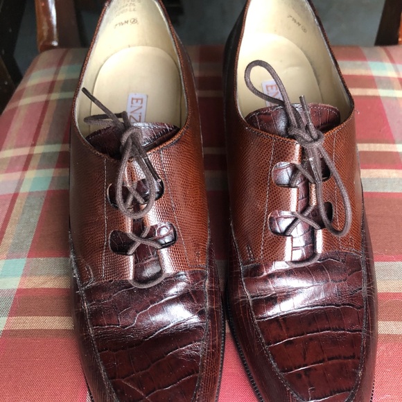 Enzo Angiolini leather lace-up chunky heal - Picture 2 of 8